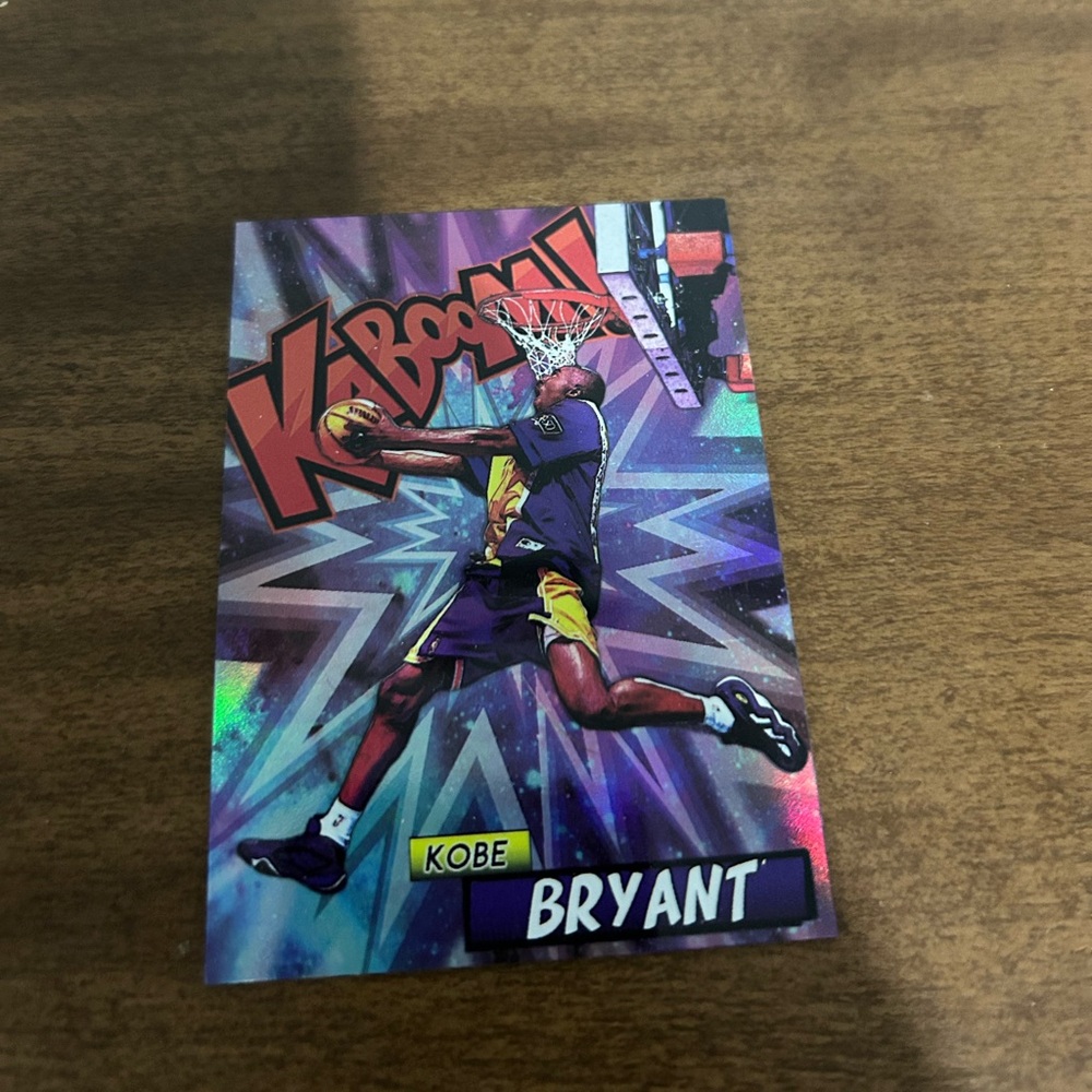 Kobe Bryant Titan Kaboom refractor promo card